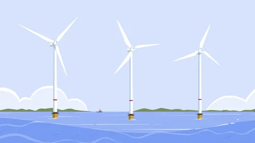Googleは台湾での最初の風力発電を確保して持続可能なエネルギーを促進する
